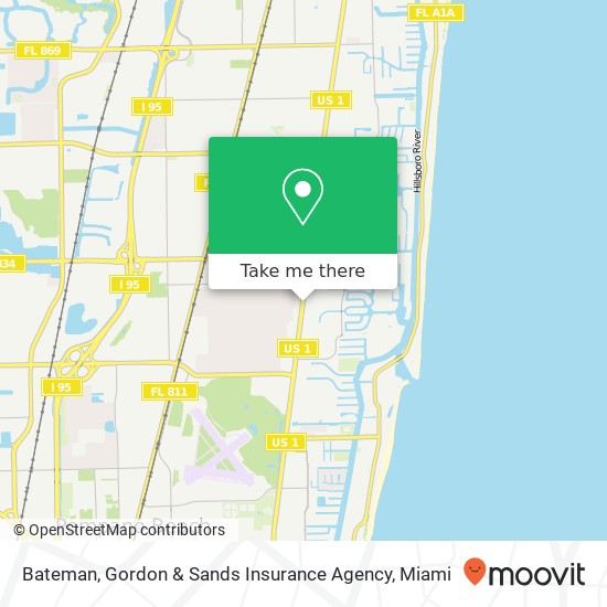 Mapa de Bateman, Gordon & Sands Insurance Agency