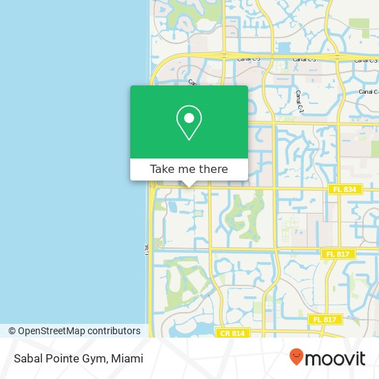 Mapa de Sabal Pointe Gym