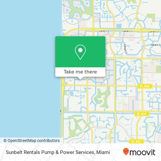 Mapa de Sunbelt Rentals Pump & Power Services