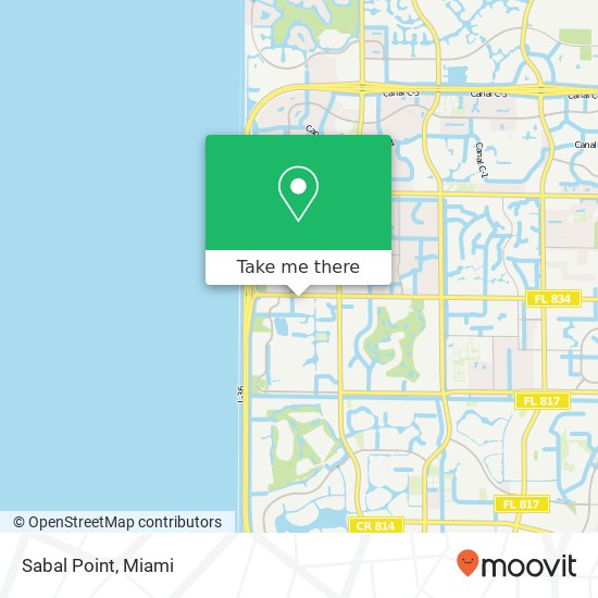 Sabal Point map