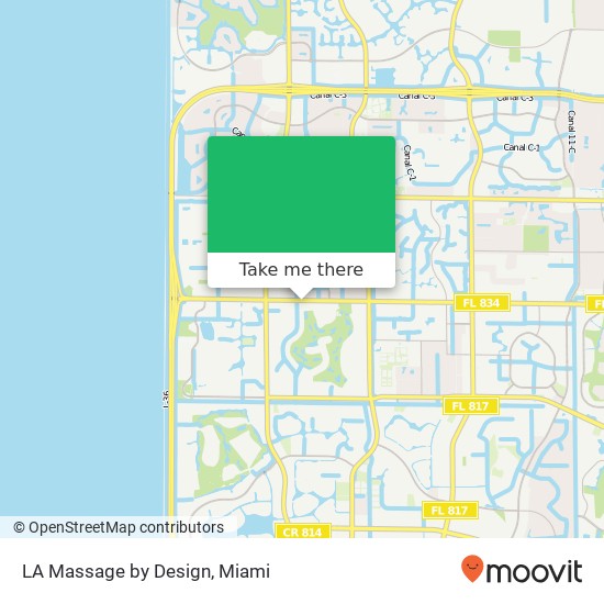 Mapa de LA Massage by Design