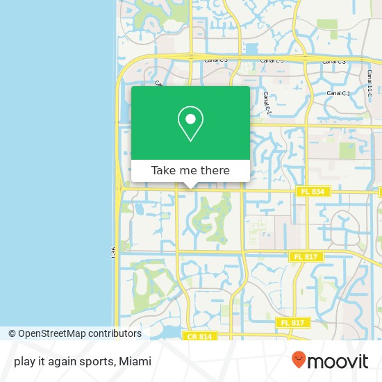 Mapa de play it again sports