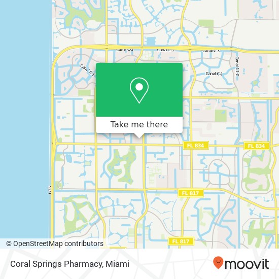 Mapa de Coral Springs Pharmacy