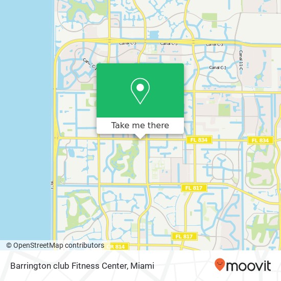 Mapa de Barrington club Fitness Center