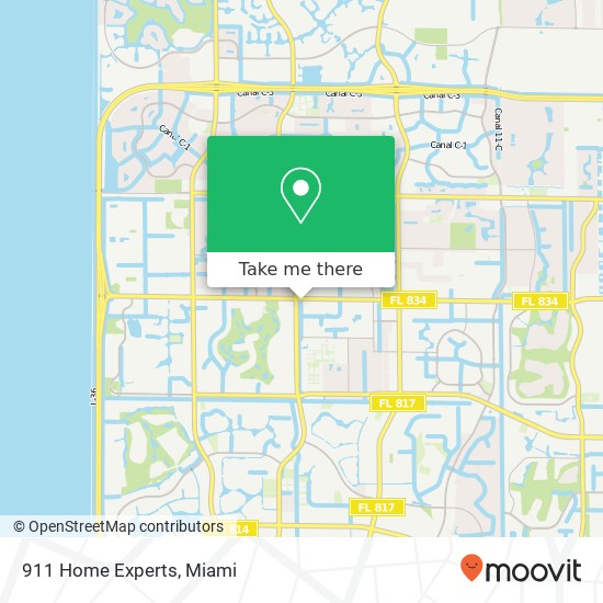 911 Home Experts map