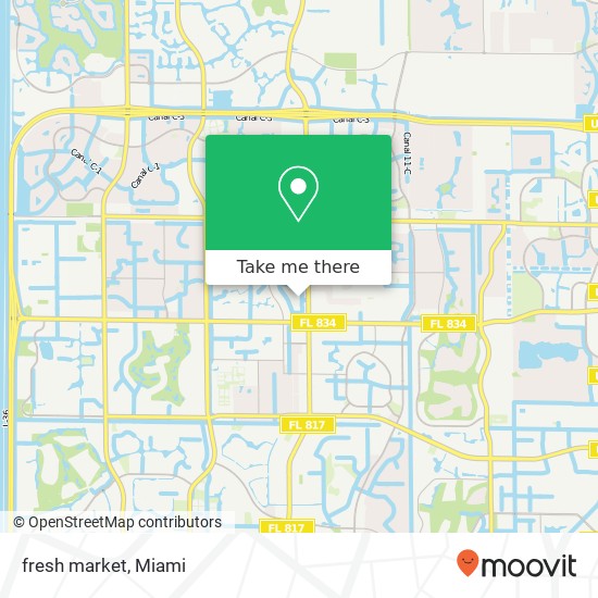 Mapa de fresh market