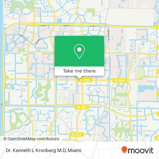 Dr. Kenneth L Kronberg M.D map