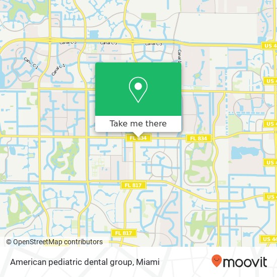 American pediatric dental group map