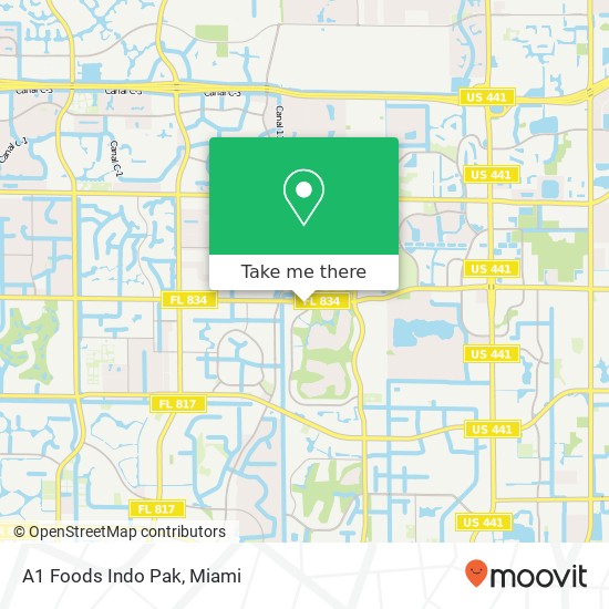 Mapa de A1 Foods Indo Pak