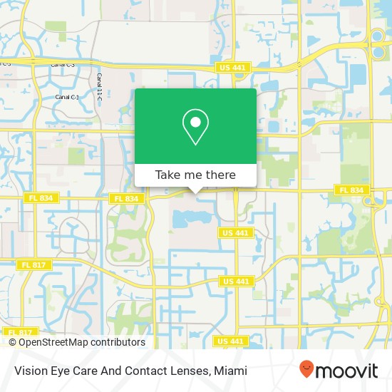 Vision Eye Care And Contact Lenses map
