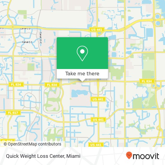 Mapa de Quick Weight Loss Center