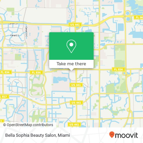 Bella Sophia Beauty Salon map