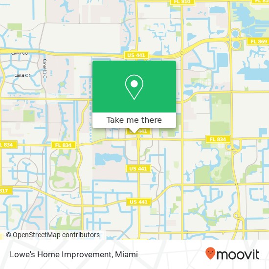 Lowe's Home Improvement map