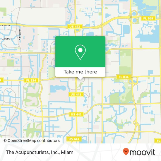 The Acupuncturists, Inc. map