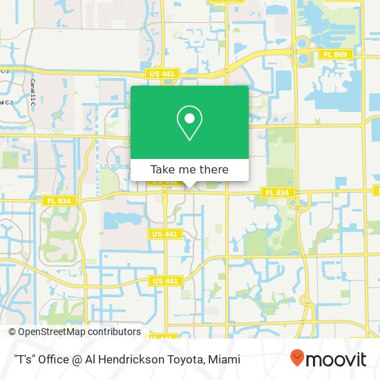 "T's" Office @ Al Hendrickson Toyota map