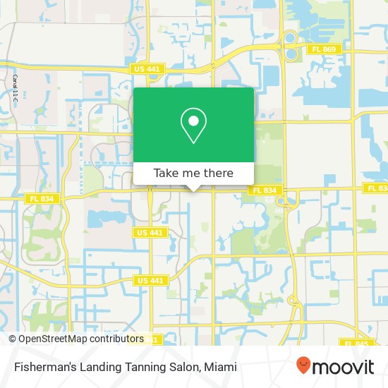 Mapa de Fisherman's Landing Tanning Salon