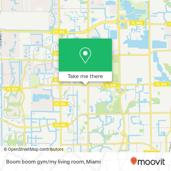 Mapa de Boom boom gym/my living room