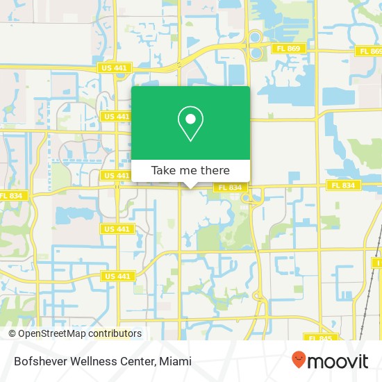 Bofshever Wellness Center map