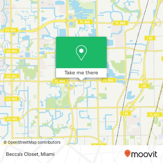 Mapa de Becca's Closet