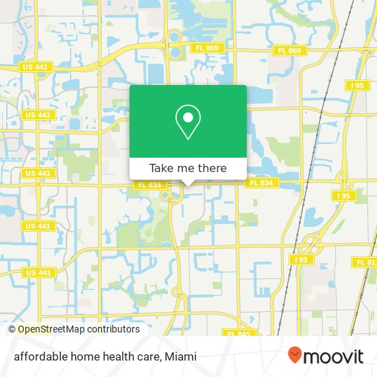 Mapa de affordable home health care