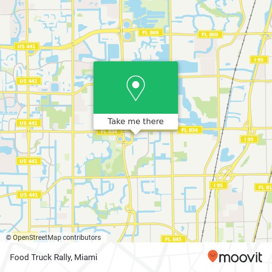 Mapa de Food Truck Rally