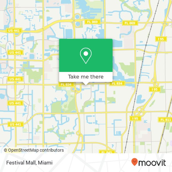 Mapa de Festival Mall