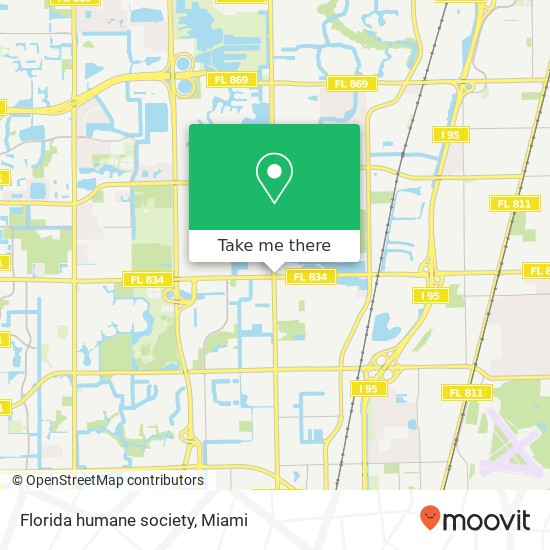 Florida humane society map