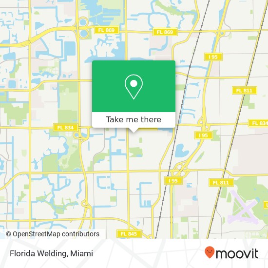 Mapa de Florida Welding