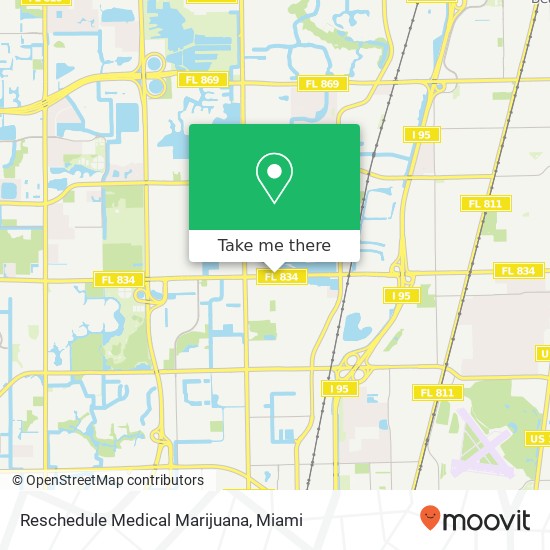 Mapa de Reschedule Medical Marijuana