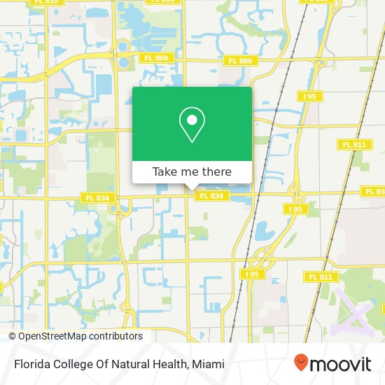Mapa de Florida College Of Natural Health