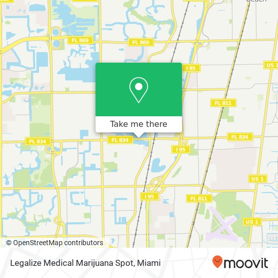 Mapa de Legalize Medical Marijuana Spot