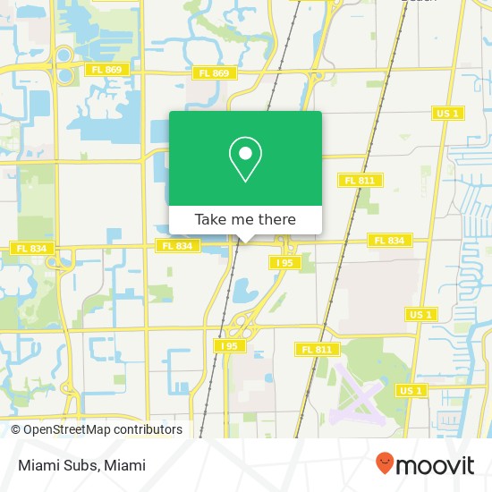 Mapa de Miami Subs