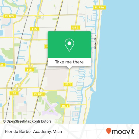 Florida Barber Academy map