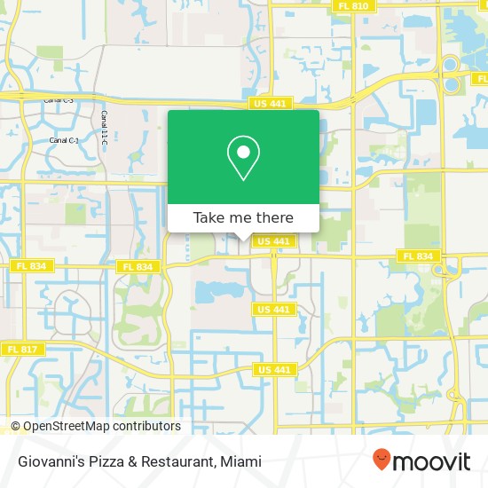 Giovanni's Pizza & Restaurant map