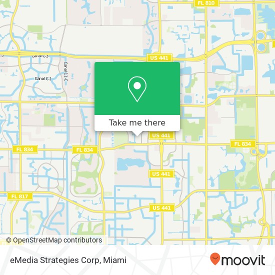 eMedia Strategies Corp map