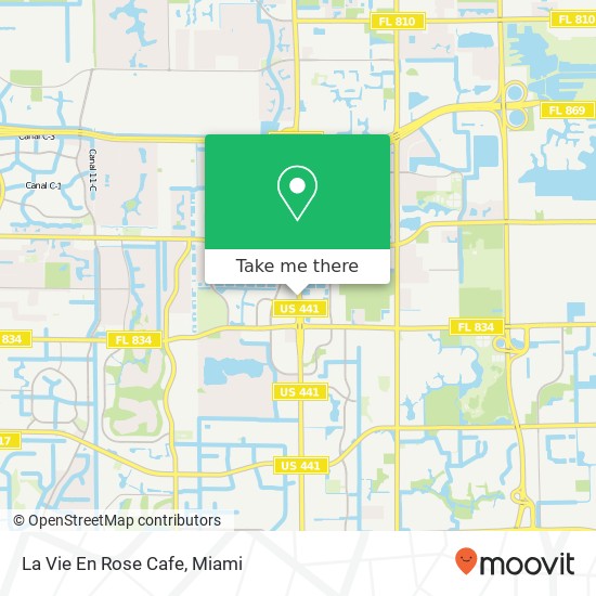 Mapa de La Vie En Rose Cafe