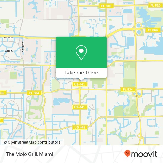 The Mojo Grill map