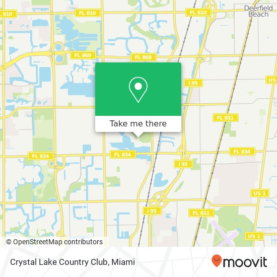 Mapa de Crystal Lake Country Club