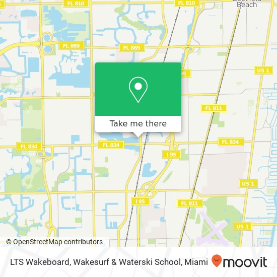 LTS Wakeboard, Wakesurf & Waterski School map