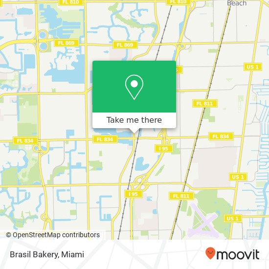 Brasil Bakery map