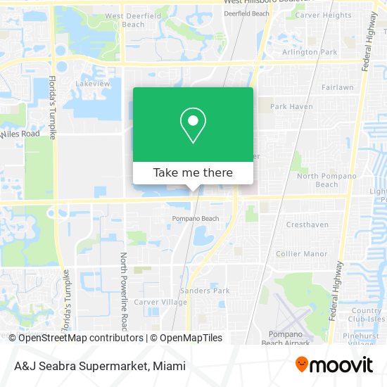 Mapa de A&J Seabra Supermarket