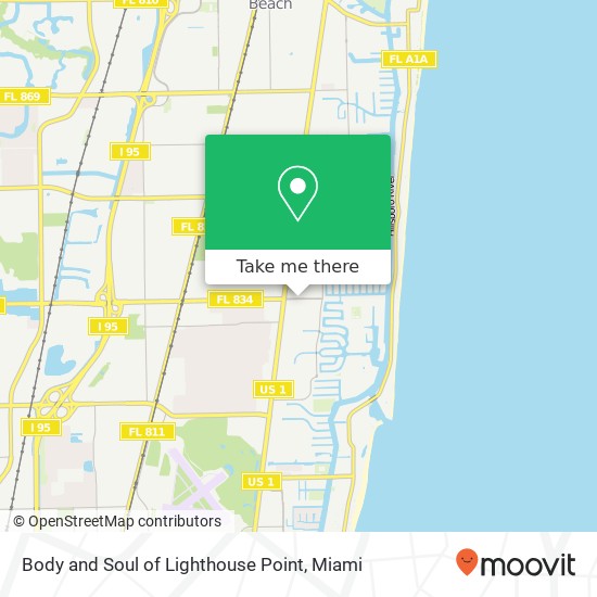 Mapa de Body and Soul of Lighthouse Point