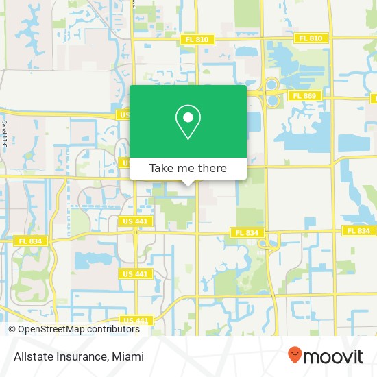 Allstate Insurance map