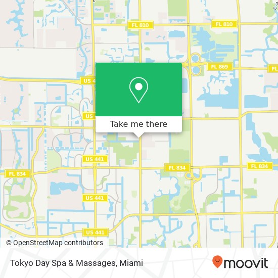 Mapa de Tokyo Day Spa & Massages