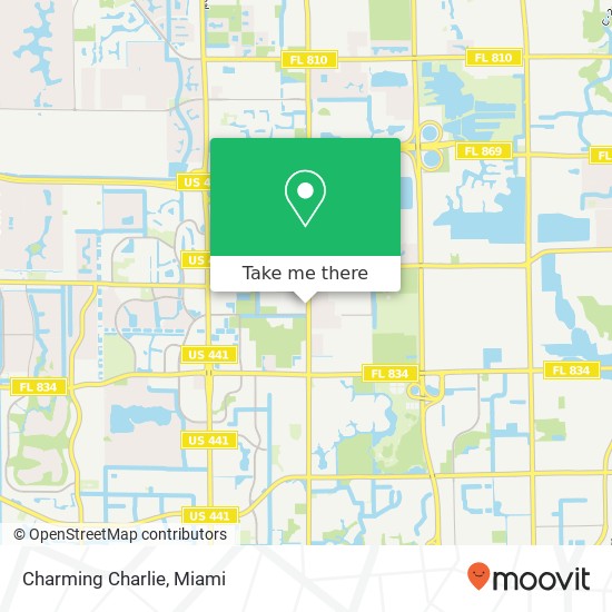 Mapa de Charming Charlie