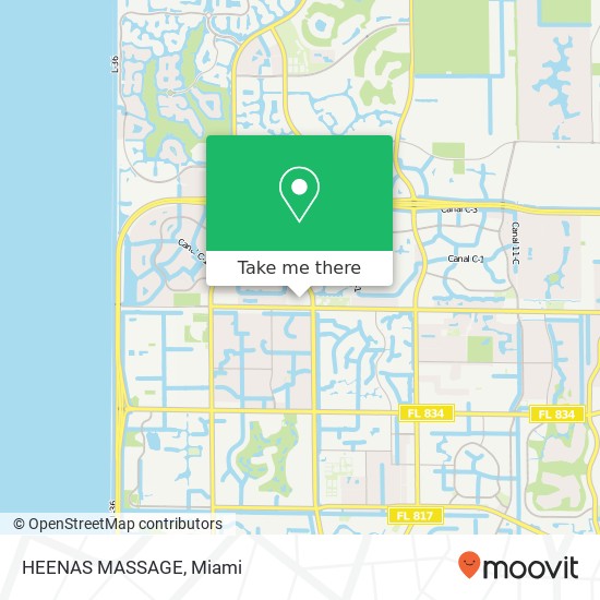 HEENAS MASSAGE map