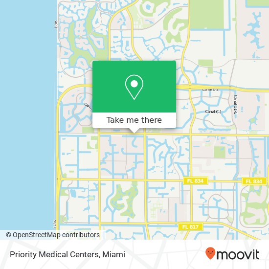 Priority Medical Centers map