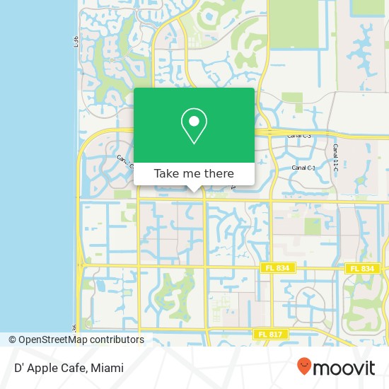 D' Apple Cafe map