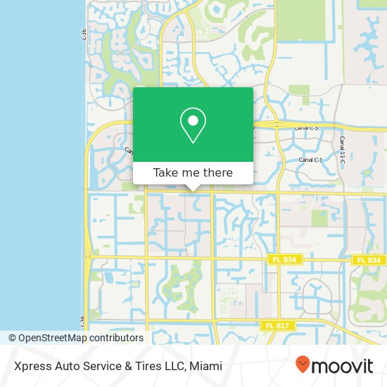 Mapa de Xpress Auto Service & Tires LLC