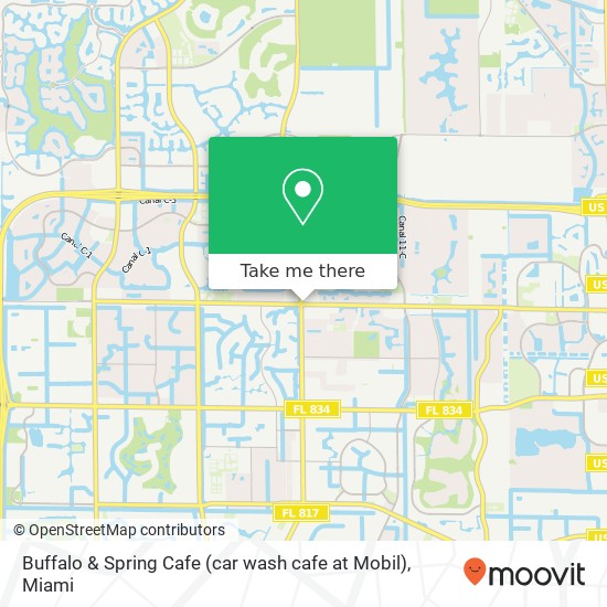 Buffalo & Spring Cafe (car wash cafe at Mobil) map